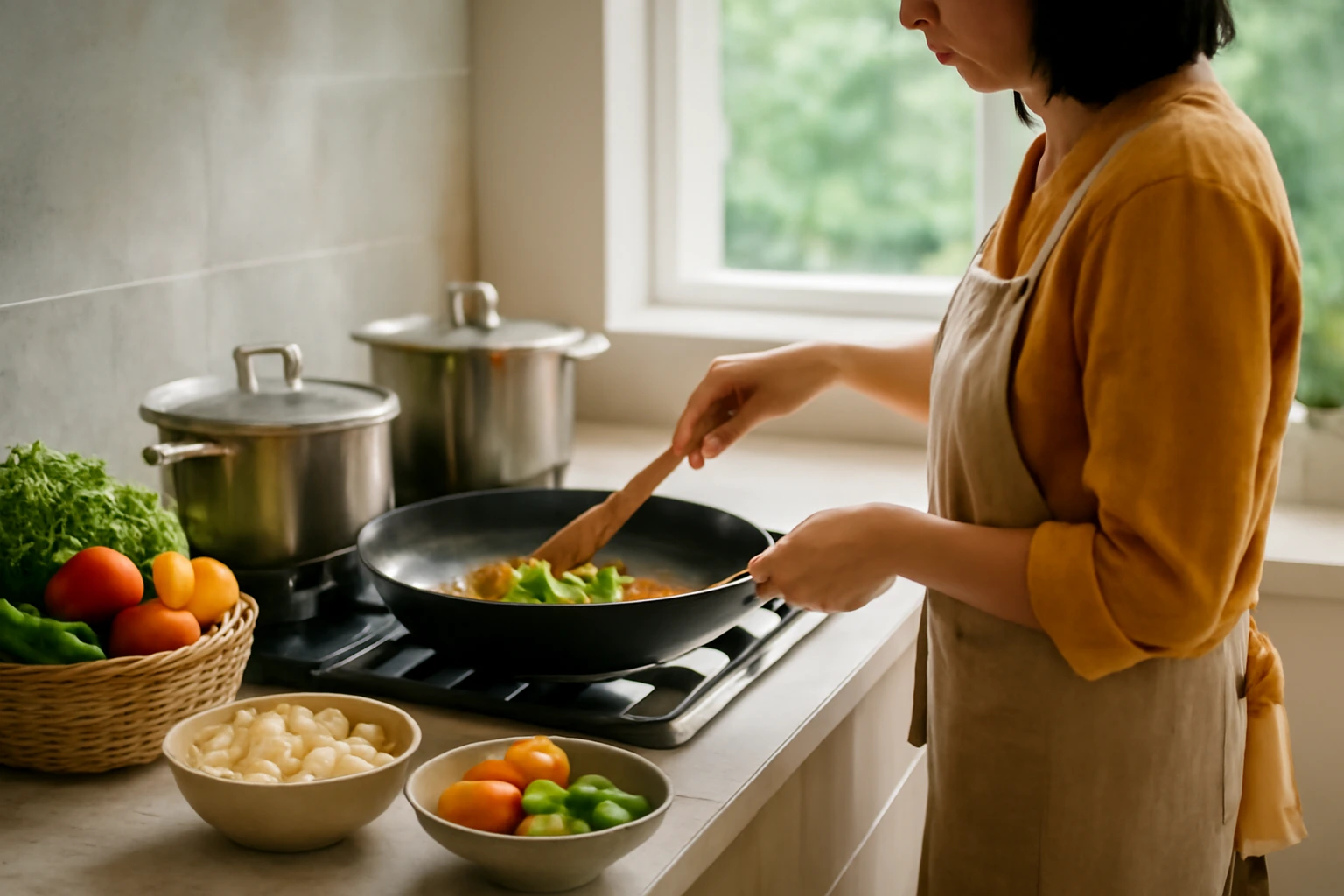 Thực đơn cúng chay rằm, mùng một nấu trong một giờ: năm món gọn cho gia đình bận rộn